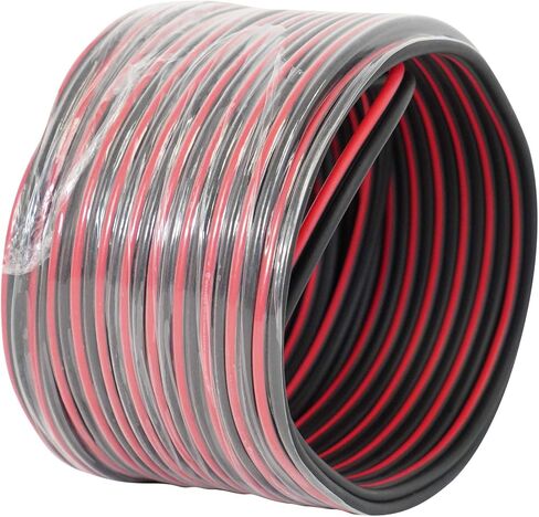 Rockville BLUE 16G25 16 Gauge 25 Foot Speaker Wire, 100% Copper, Flexible Jacket, High-Fidelity Sound, Easy Polarity, for Car Audio and Home Theater in Saudi Arabia