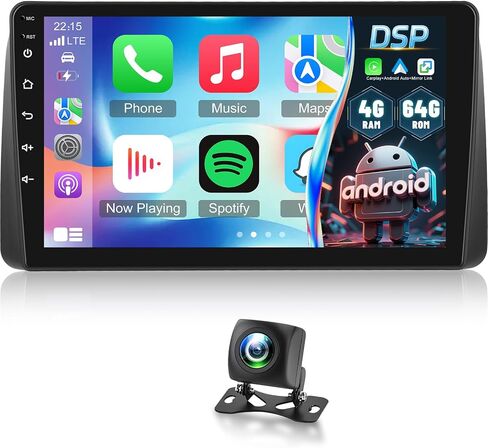 [2+64G] Car Radio for Dodge Grand Caravan 2011-2020 and for Chrysler Grand Voyager 2011-2015 - Wireless Apple Carplay and Android Auto - 9 Inch Touchscreen Stereo with WiFi/GPS + AHD Backup Camera in Saudi Arabia