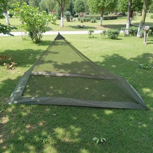 Camping Mosquito Net Compact Ultralight No-See-Um Breathable Mesh Bugnet Mosquito Netting Fits Sleeping Bags, Tent (Green) in Saudi Arabia