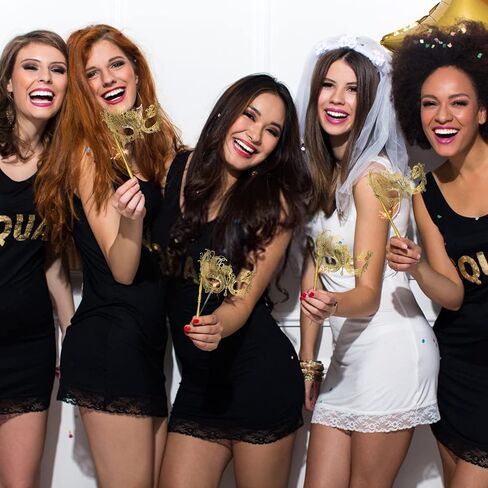 قناع تنكر مع عصا قناع تنكر معدني فينيسي للنساء قناع تنكري للهالوين، من أجل ماردي جراس/الحفلة in Kuwait