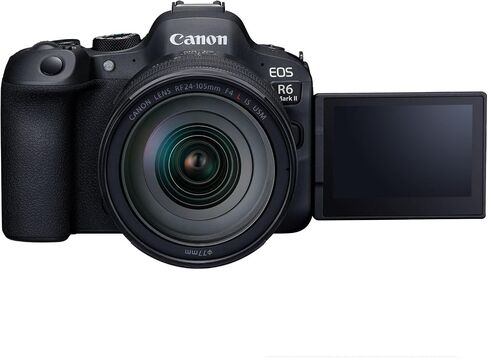 Canon EOS R6 Mark II Full Frame Mirrorless Camera Body with RF 24-105mm F4 L is USM Lens 5666C011 (Renewed) Bundle with Deco Gear Photography Bag + Microphone + Monopod + Software & Accessories Kit in Saudi Arabia