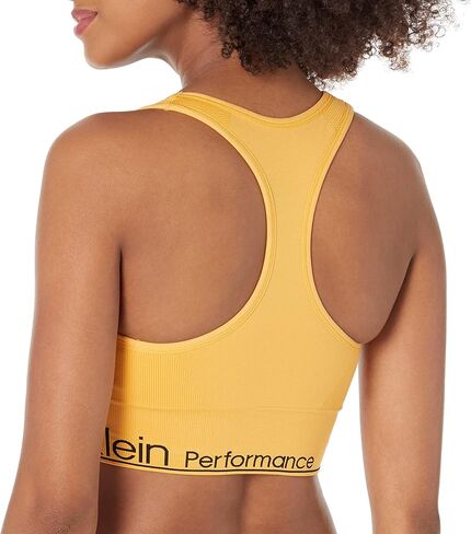 Calvin Klein Performance Women's Medium Impact Sports Bra, Black, X-Large in Saudi Arabia