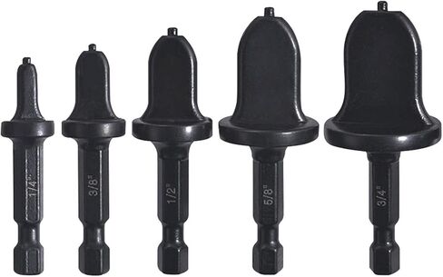 SeonFook 6pcs HVAC Tools Swaging Tool Drill Bit Set Flaring Tool Drill Bits Portable Air Conditioner Copper Pipe Tube Expander Repairing Set with 7/8'', 3/4'', 5/8'', 1/2'', 3/8'', 1/4'' Bits in Saudi Arabia