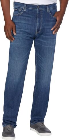 Calvin Klein Men's Slim Straight Jean (as1, Waist_Inseam, Numeric_40, Numeric_34, Secaucus HS) in Saudi Arabia