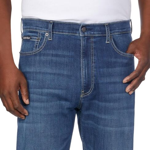 Calvin Klein Men's Slim Straight Jean (as1, Waist_Inseam, Numeric_40, Numeric_34, Secaucus HS) in Saudi Arabia