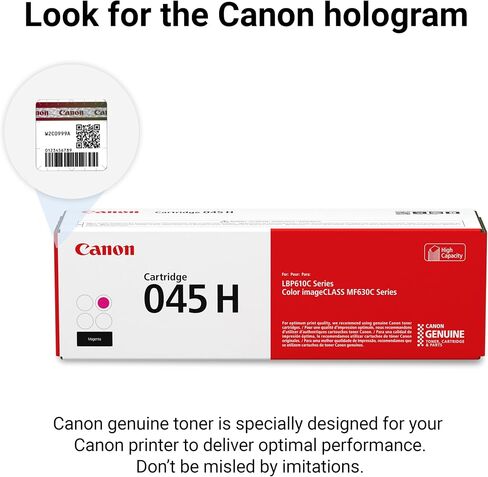 Canon Genuine 045 Black Toner Cartridge High Capacity Compatible with LBP612Cdw, MF632Cdw, MF634Cdw in Kuwait