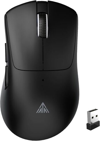 MOUSE MOUSE اللاسلكي SM805 خفيفة الوزن ، 24000 نقطة في البوصة ، اتصالات TRI ، BT5.0/TYPE-C WIRED/2.4G ألعاب ماوس لاسلكية مع زري جانبيين ، الماوس المخصص للقبضة الهندسية للاعب ، الأسود in Kuwait