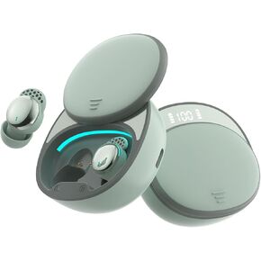 Sleep Earbuds for Side Sleepers Wireless Earbuds Comfortable Noise Blocking LED Power Display Music Sleep Dual Mode for Sleeping Working Hiking (Sky Blue)
