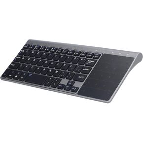 Keyboard 59, Ultra Thin Mini Portable Key 2.4G with Touchpad Numeric Keypad for Computer TV
