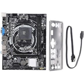 B350M K Computer Motherboard, DDR4 ATX 64GB Gaming Motherboard for 1st to 5th Gen CPUs, NVME M.2, PCIe 3.0 X16, VGA, SATA 3.0 x 4, USB 3.0