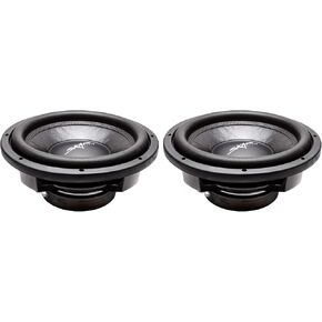 (2) Skar Audio VD-12 D4 12" 800W Max Power Dual 4 Ohm Shallow Mount Subwoofers, Pair of 2