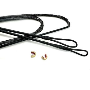 Recurve Bowstring - Endless Loop - B55 (Dacron) - 12,14,16 Strands - Replacement Bowstrings for Traditional Archery Recurve Bows - Actual/AMO Lengths