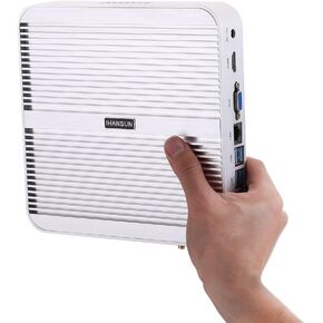 HUNSN Fanless Mini PC, Desktop Computer, HTPC, Kodi Box, Intel I3 4005U, BM01, VGA, HDMI, 4 x USB3.0, 2 x USB2.0, LAN, Barebone, NO RAM, NO Storage, NO System