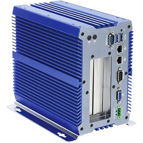 HUNSN Fanless Industrial PC, Mini Computer, IPC, 3865U 3867U, IX07, 3PIN Phoenix, VGA, 4 x COM, 2 x LAN, 9 to 36V, 2 x PCI 32bit Expansion Slot, Barebone, NO RAM, NO Storage, NO System