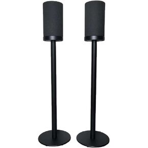 Speaker Stands Compatible with Sony SA-RS5 Home Surround Sound System(only Stand)，The Speaker Floor Stand can Hide The Power Cord and is Made of Aluminum Alloy Material（Black Pair）