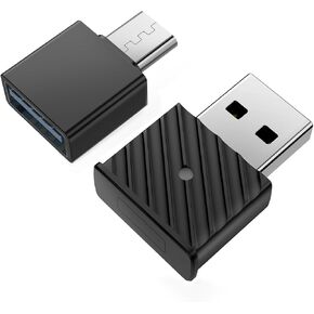 USB Bluetooth Adapter for PS5 - Wireless Audio Bluetooth 5.3 Transmitter with Low Latency & aptX-Adaptive, Plug & Play with USB C Conversion Adapter for Headphone/PS4/Switch/Laptop/PC