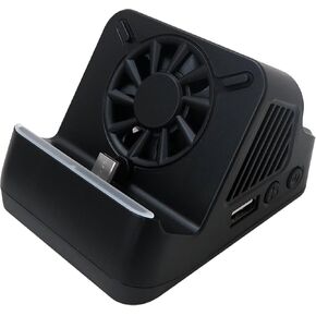 2025 for Nintend Switch Charging Dock with TV Output & Desktop Mode, 4K HDMI Adapter, Cooling Fan, and Non-Slip Design, Black,Updated by BSDLIET