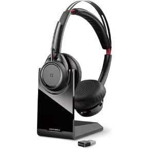 Plantronics 202652-01 - Plantronics Voyager Focus UC B825 سماعة الرأس - ستيريو - لاسلكي - (متجدد)