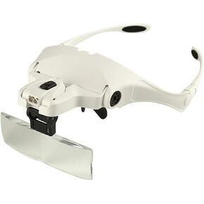 5 Lenses LED Eye Lenses Wearable Magnifying Glasses with 5 Different Magnifications