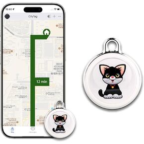 GPS Tracker for Vehicles, Mini Portable Wireless Hidden Tracker with Global Coverage, for Vehicles, Pets, Elderly, Children, No Monthly Fee