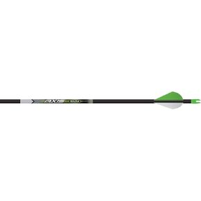 Easton 5MM Axis Half-Dozen Arrows w/HIT Insert-2" Blazers Vanes/Black-300 Spine