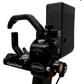 V2 Epsilon RH Black Arrow Rest with C.O.R. Riser Interface Bracket, Micro-Adjustable, Zero Tolerance Technology, Right-Handed Archery Rest (213776)