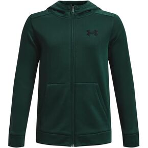 Under Armour Boys Armourfleece Full Zip Hoodie (as1, alpha, x_l, regular, (432) Tech Blue / / White), X-Large