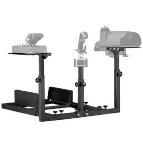 Dardoo Flight Game Frame and Racing Simulator Cockpit Compatible with Thrustmaster HOTAS WARTHOG, not include Throttle, Joystick and Seat