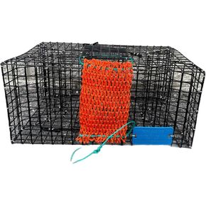 JOYFISH Pinfish Trap with MESH CHUM Bag, black