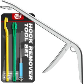 4 Pcs Fish Hook Remover Tools – Suitable for Most Types of Fishing, Gifts for Beginners & Pro Fisherman