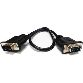 CGA RGB DB 9-Pin to HD 15-Pin VGA Adapter Cable