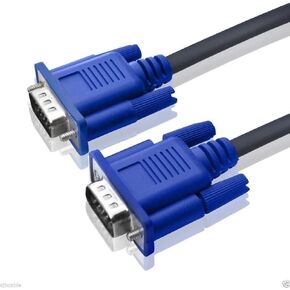 CableVantage 25FT Blue VGA Male to Male Cable for PC TV Monitor