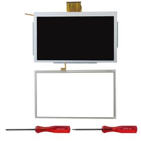 LCD Touch Screen Digitizer Glass LCD Screen Repair Tools for Nintendo Wii U Gamepad (LCD Screen & Touch Screen)