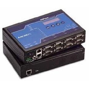 MOXA NPort 5610-8-DT-J Without Power Adapter 8 Port Desktop Device Server, RS-232, RJ-45 8pin, 12-48VDC,