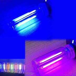 مصباح السيارات الرجعية - ضوء سيارة LED عتيقة للسيارات الكلاسيكية ، إضاءة السيارات العالمية للداخلية ، وتوفير الطاقة ، ودائم ، وسهل التثبيت والتشغيل ، يعزز جماليات (أزرق)