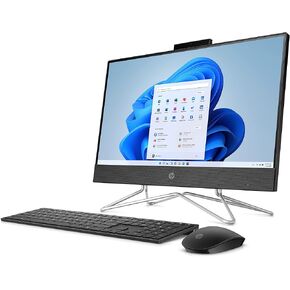 HP 22-DD0133W 21.5 "FHD All-in-One Intel Pentiumn J5040 2.0GHz 4GB RAM 128GB SSD Windows 11 Home S Mode Jet Black (متجدد)