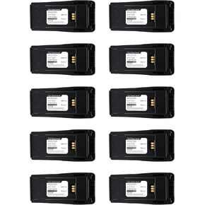 10 pack 2680mah nntn4497dr nntn4496 nntn4497cr li-ion بطارية الراديو متوافقة مع Motorola CP040 CP140 CP150 CP160 CP170 CP180 CP200 CP250 CP340 PM450 PM400