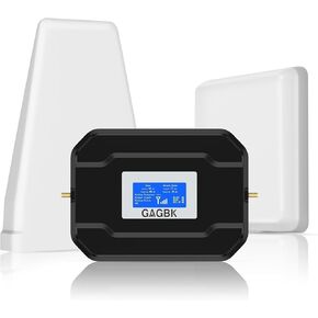 2025 Cell Phone Signal Booster on Band 2/4/5/12/13/17/25/66 for 5G Cell Phone Booster Cell Signal Booster Cellphone Signal Booster Cellular Extender Up to 5500sqft for All U.S.Carriers-Black
