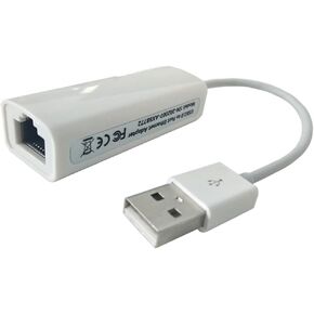 Ethernet Adapter USB to RJ45 LAN 10 100 Network Wired Adapter Compatible with Nintendo Switch Wii Wii U MacBook Surface Notebook PC Windows XP Vista Mac/Linux ASIX AX88772 Chipset