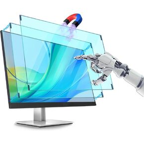 Magnetic Blue Light Blocking Screen Protector for 24 Inch Frameless Computer Monitor,9H Hardness Acrylic Anti-Glare Anti-UV Eye Protection Blue light Screen Protector (2 Pack)