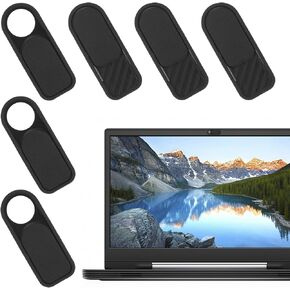 BEWUDY 6 PCS COMPAR COMPAR SLIDE ، غطاء كاميرا ويب رقيقة للغاية للكمبيوتر المحمول ، الكمبيوتر ، الكمبيوتر اللوحي ، الهاتف ، كاميرا المقصورة الداخلية ، مانع كاميرا الويب حماية خصوصيتك