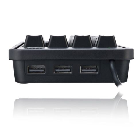 Adesso AKB-600HB 19-Key Mechanical Keypad with 3-Port USB Hub in Saudi Arabia