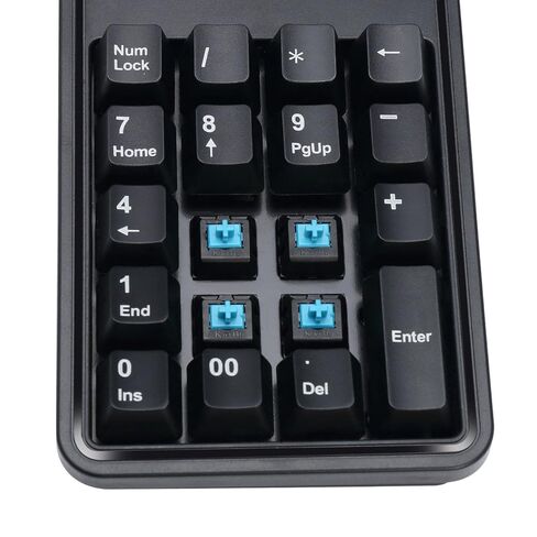 Adesso AKB-600HB 19-Key Mechanical Keypad with 3-Port USB Hub in Saudi Arabia