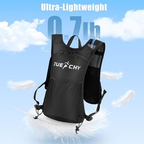 Jueachy Running Vest Lightweight for Men: Hydration Backpack with 2L Water Bladder - Waterproof Phone Pouch for Hiking in Saudi Arabia