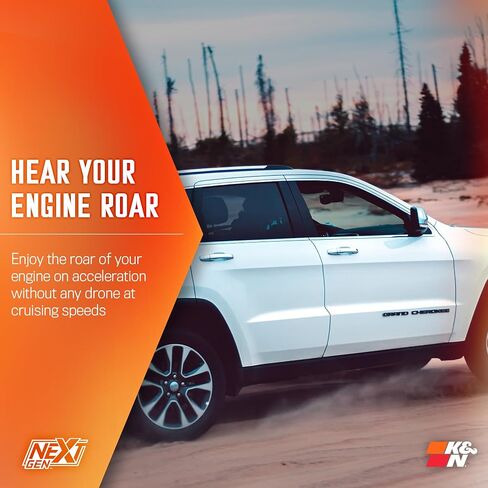 مجموعة مدخل الهواء البارد من K&N: أداء عالٍ، زيادة قوة الحصان: متوافق مع 2016-2019 Jeep/Dodge (جراند شيروكي، دورانجو) 3.6 لتر V8، 77-1572KS in Saudi Arabia