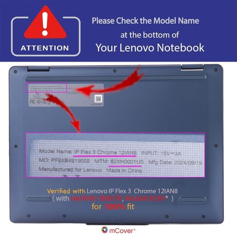 mCover Case ONLY Compatible for 2023-2025 12.2" Lenovo IP Flex 3 Chrome 12IAN8 Convertible Chromebook Laptops (NOT Fitting Other Lenovo Models)- Green in Kuwait