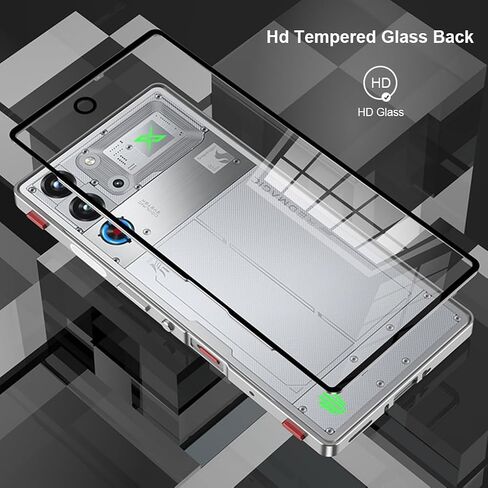 QUIETIP Magnetic Case for RedMagic 11 Pro/11S Pro with Screen Protector,[Compatible with MagSafe] Metal Frame + Translucent Matte Drop Protection Cover,Black in Kuwait
