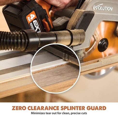 Evolution Power Tools ST2800 Circular Saw Guide Rail/Track Fits Makita, Bosch, Festool, (Clamps and Carry Bag Included), 110 Inches in Kuwait