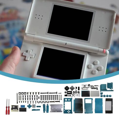 Housing Shell for Nintendo 3DS System Replacement Screen Tools Console Aqua Blue in Saudi Arabia