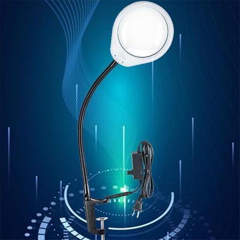 Desktop Magnifying Glass with LED Light for Elderly Reading, Maintenance and Identification Magnifying Glass in Saudi Arabia